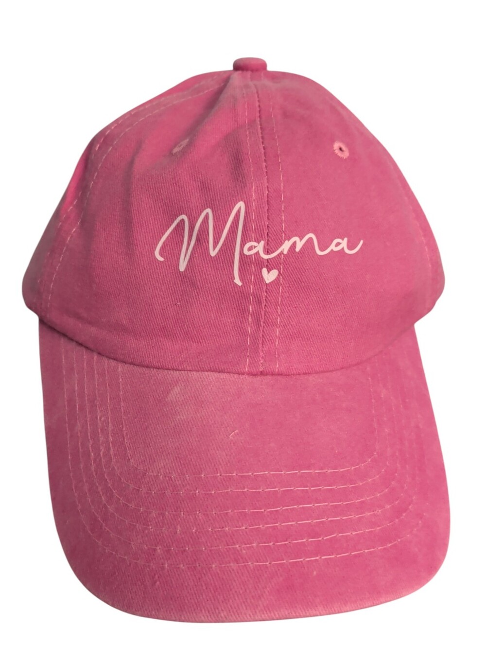 New Acid Wash Mama Pink Baseball Hat